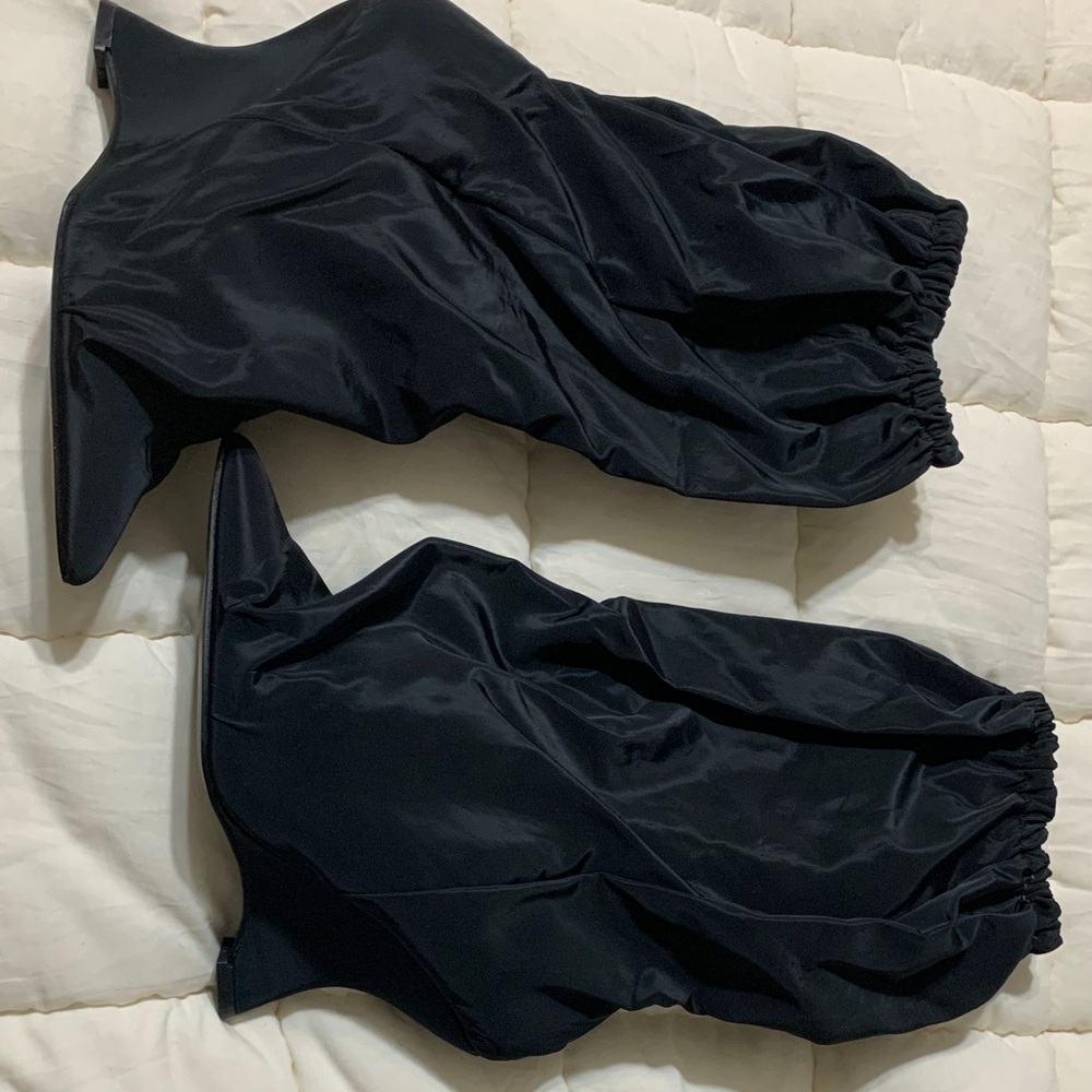 Nylon Wedge Booties PLT